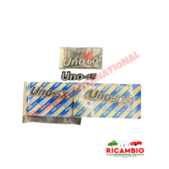 Rear Badge - Fiat Uno MK1