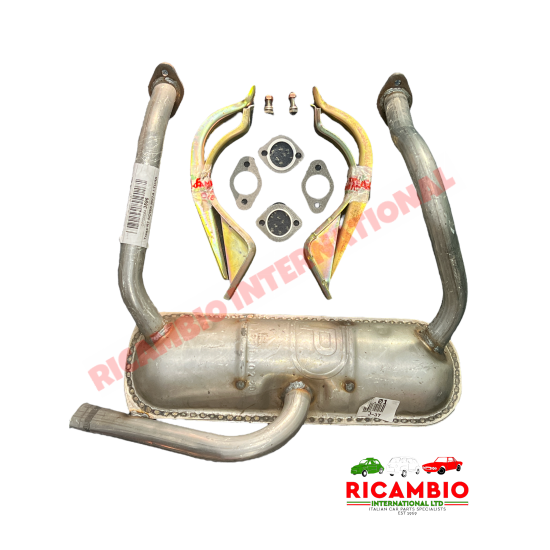 Kit de escape (BUDGET) y soporte - Fiat 126