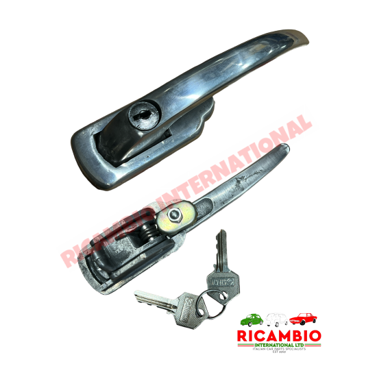 Asa exterior de la puerta trasera de aluminio - Classic Fiat 500