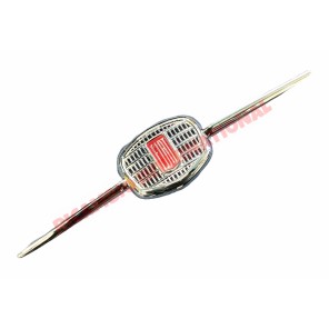 Rejilla de plástico de insignia de cromo delantero-Classic Fiat 500