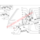 O/S Right Hand Inner Door Opening Handle (BROWN) - Classic Fiat Panda