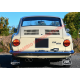 Insignia trasera cromada y clips - Fiat 850