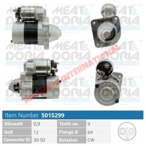 Motor de arranque nuevo - Punto GT,Uno Turbo I.e, Lancia Delta Integrale, Y10 Turbo