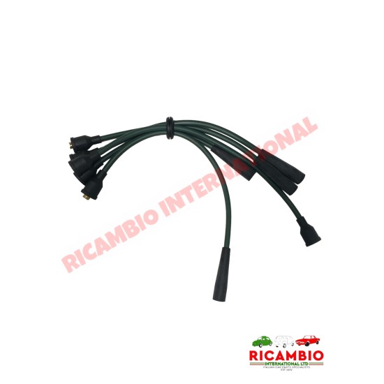 Set of Ignition HT Leads (GREEN) - Fiat 1100