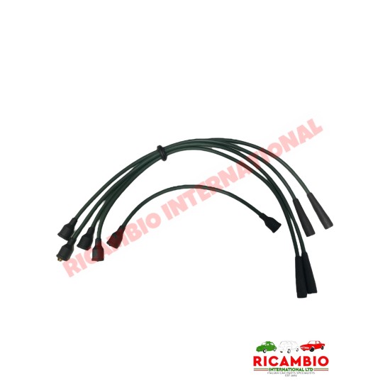Set of Ignition HT Leads (GREEN) - Fiat 1300,1500