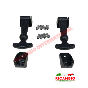 Kit de correas y accesorios para capó delantero Abarth - Fiat 500, 600 Classic