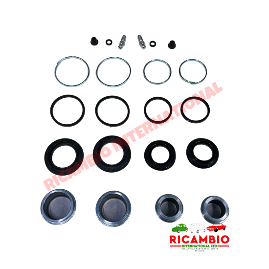Front Brake Caliper Piston & Seal Repair Kit - Lancia Fulvia, Flavia, 2000