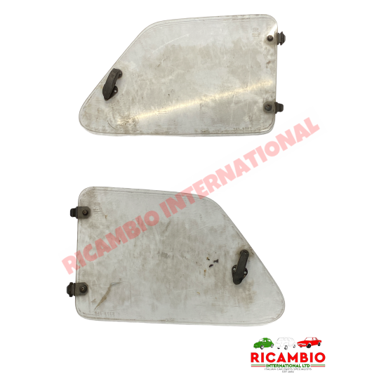 Second Hand Pair of Rear Side Opening Windows - Fiat 126