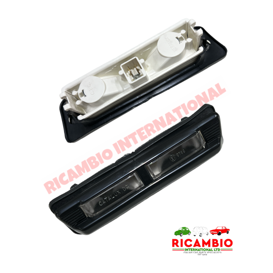 Luz de matrícula trasera - Fiat 126 primeras series 1 y 2
