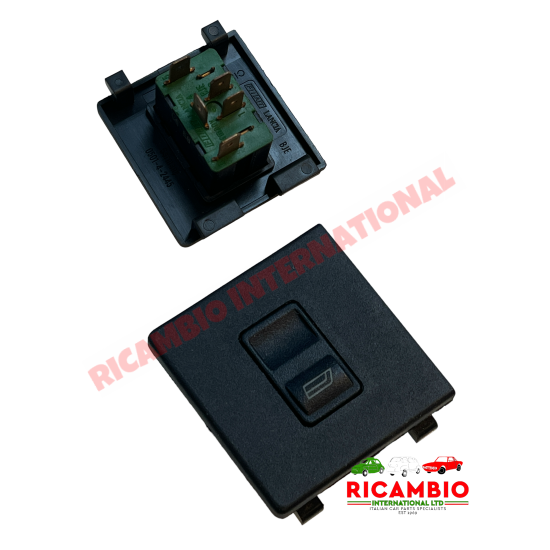Interruptor para elevalunas eléctrico simple pasajero negro - Lancia Thema