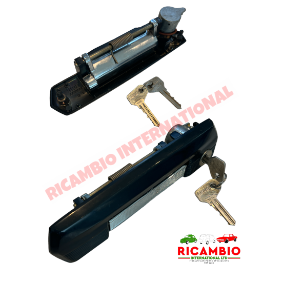 O/S Right Hand Front Door Handle & Keys - Fiat 131