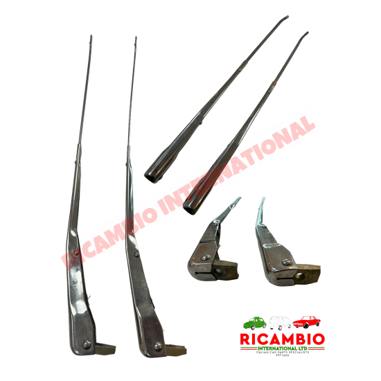 Brazos de limpiaparabrisas cromados RHD (2) - Fiat & Lancia