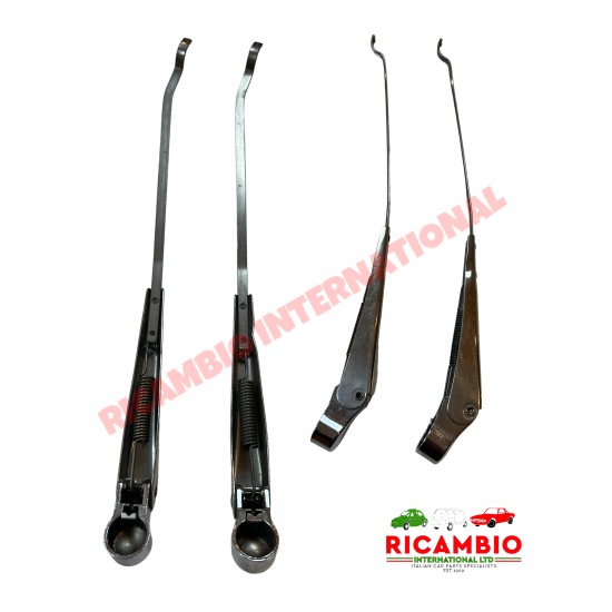 Brazo de limpiaparabrisas cromado (2) LHD - Fiat & Lancia Surtido