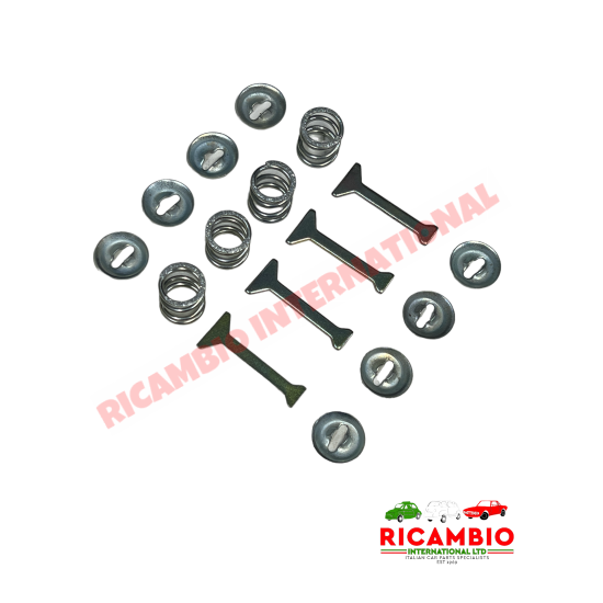 Kit de montaje de clip de zapata de freno - Classic Fiat 500,126,850 Autobianchi Furgoncino