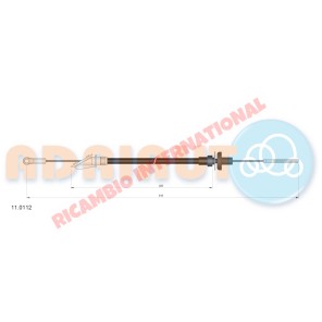 Cable de embrague LHD - Classic Fiat Panda 45 903cc & 965cc 4x4