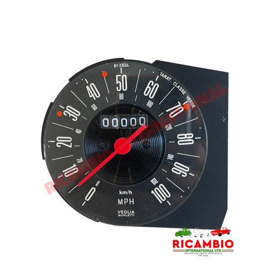 Speedometer & Facia MPH VEGLIA BORLETTI