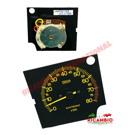 Velocímetro & Facia MPH VEGLIA BORLETTI