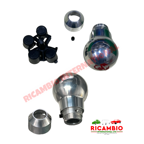 Polished Chrome Abarth Gear Knob - Classic Fiat 500,126,600,850