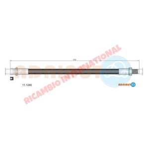 Latiguillo de freno trasero - Fiat 1100 (103),1200,1500,2300