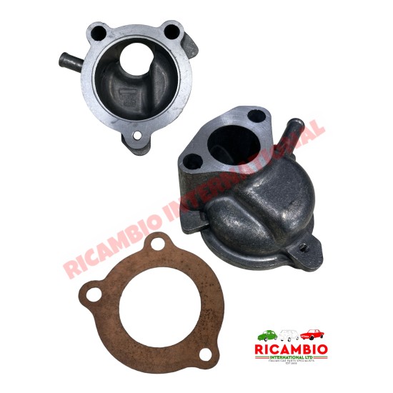 Carcasa del termostato y junta - Classic Fiat Panda, 127, Autobianchi A112