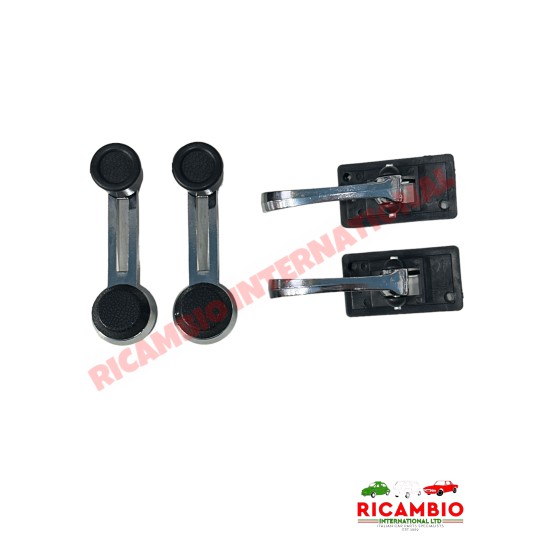 Chrome Internal Door Handle Kit - Classic Fiat 500 L