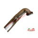 Escape deportivo de acero inoxidable (tubo doble grande) y juntas - Classic Fiat 500,126