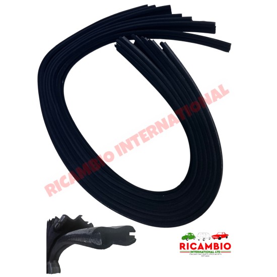 Door Glass Sliding Window Channel Seal Kit - Lancia Beta Montecarlo