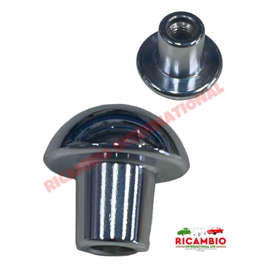 Chrome Metal Gear Knob - Classic Fiat 500, 126