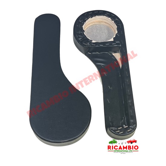 Black Door Speaker & Pocket Kit - Classic Fiat 500