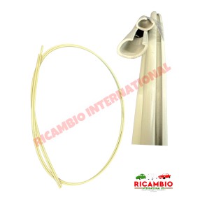 Kit embellecedor perfil ventana lateral trasera - Fiat 850 Sports Coupe