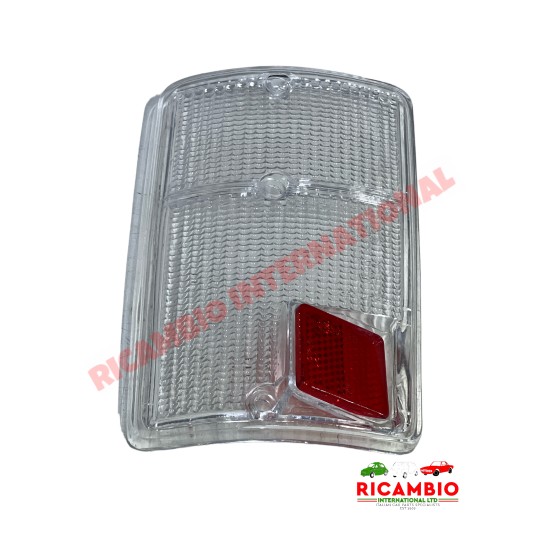 N/S Left Hand Rear Lamp Lens White - Fiat 126 Air Cooled