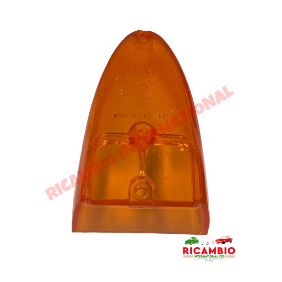 Lente del faro posteriore ambra - Fiat 1100D/H