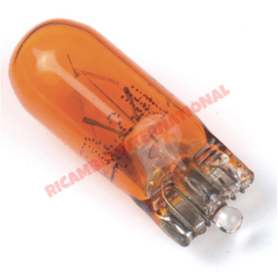 CAPLESS AMBER Bulb (501A) 12V/5W