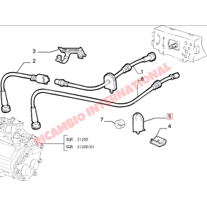 Cable Speedo - Fiat Cinquecento