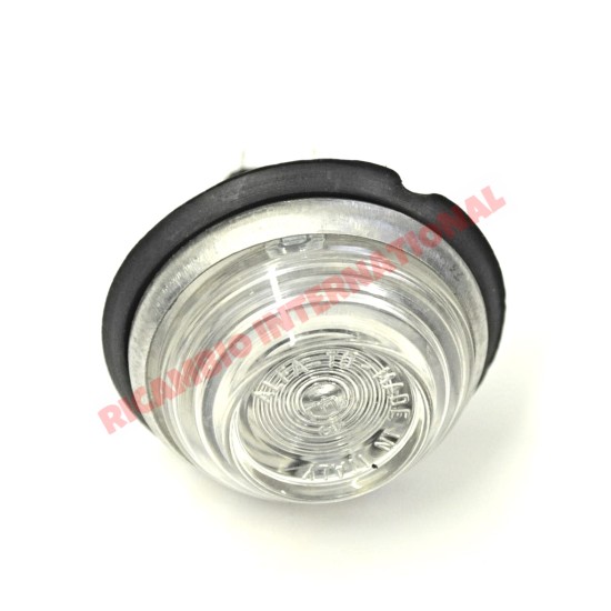 Indicador lateral/repetidor lámpara Clear/White-Classic Fiat 500 & 600