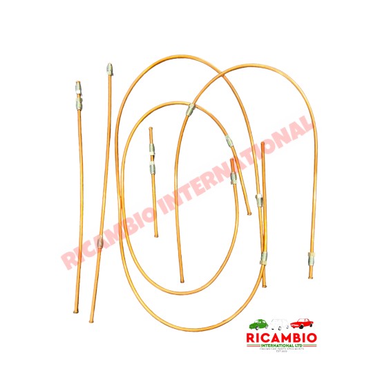 Copper Brake Pipe Kit - Fiat Topolino A,B,Giardiniera,Belvedere