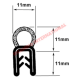 Guarnizione portellone posteriore - Fiat 126 classica