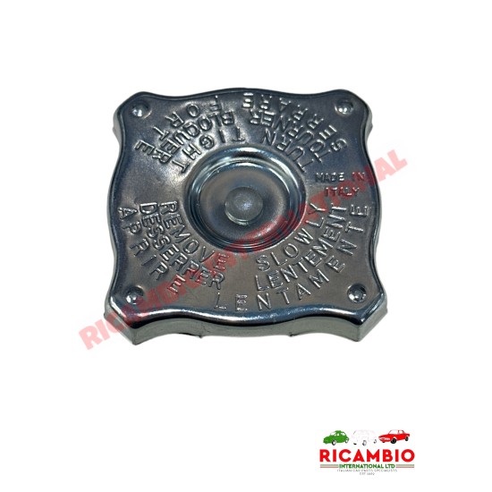 Tapa del radiador - Fiat 850, 850T, 900T/E, 124