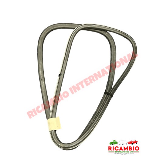 Pair of Rear Side Quarter Window Seal - Classic Fiat 500 N/D/F/L/R  (1957 to 1975)