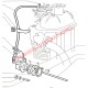 Fuel Hose Feed Bracket,Rubber Bush & Fittings - Classic Fiat 500, 126, Autobianchi Bianchina