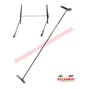 Brazo limpiaparabrisas cromado - Classic Fiat 500