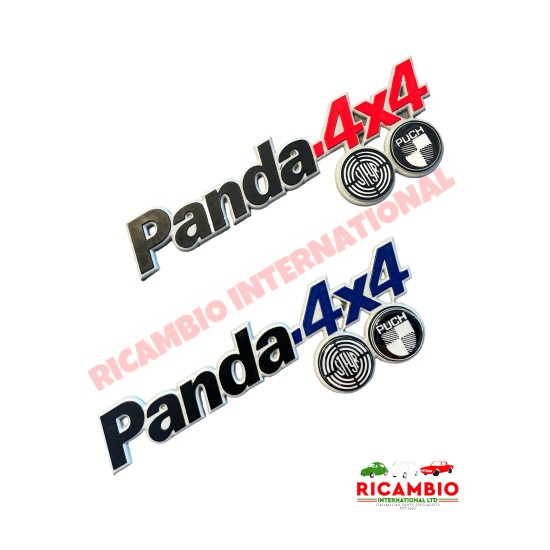 Rear Badge - Classic Fiat Panda 4x4