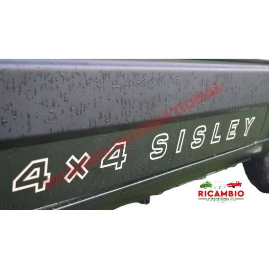 Kit de calcas laterales '4x4 SISLEY' (2) - Classic Fiat Panda 4x4 SISLEY