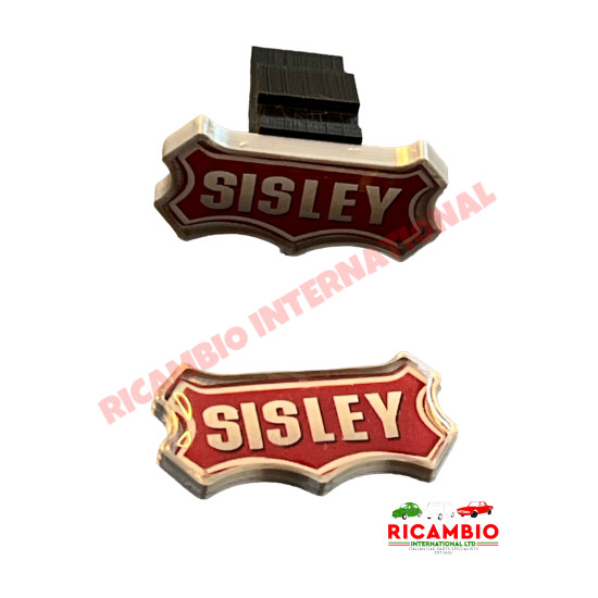 Front & Rear 'SISLEY' Badge Kit - Classic Fiat Panda 4x4 SISLEY