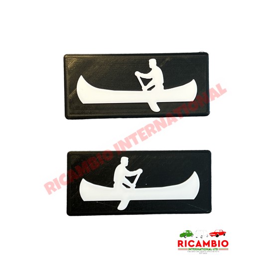 Kit de Insignias Laterales (2) - Classic Fiat Panda 4x4 SISLEY