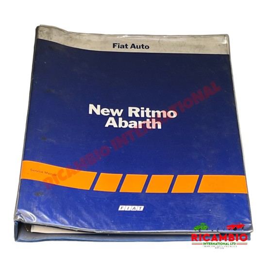 Manual de servicio Fiat (INGLÉS) - Fiat Strada/Ritmo Abarth 130TC