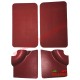 Kit interior rojo completo - Classic Fiat 500 F