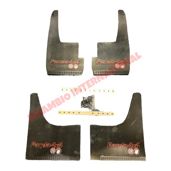 Kit completo de guardabarros (PANDA 4X4 NEGRO/ROJO) - Classic Fiat Panda