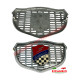 Parrilla delantera e insignia Giannini originales de aluminio - Classic Fiat 500