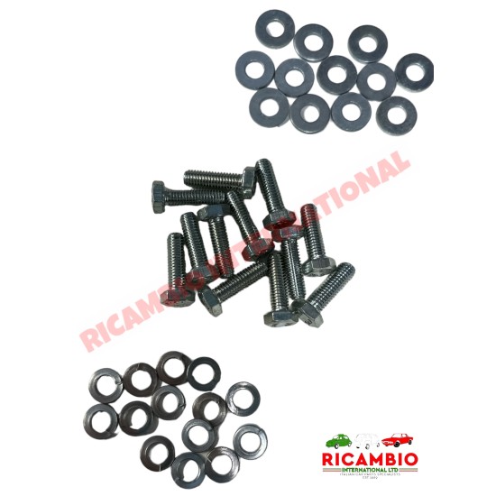 Kit de pernos y arandelas de cárter - Classic Fiat Panda, Uno, Punto, Barchetta, New 500